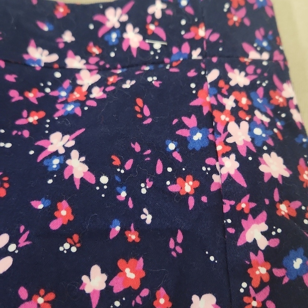 J. Crew Blue and Pink Mini Skirt for Casual Night Out - Picture 2 of 7
